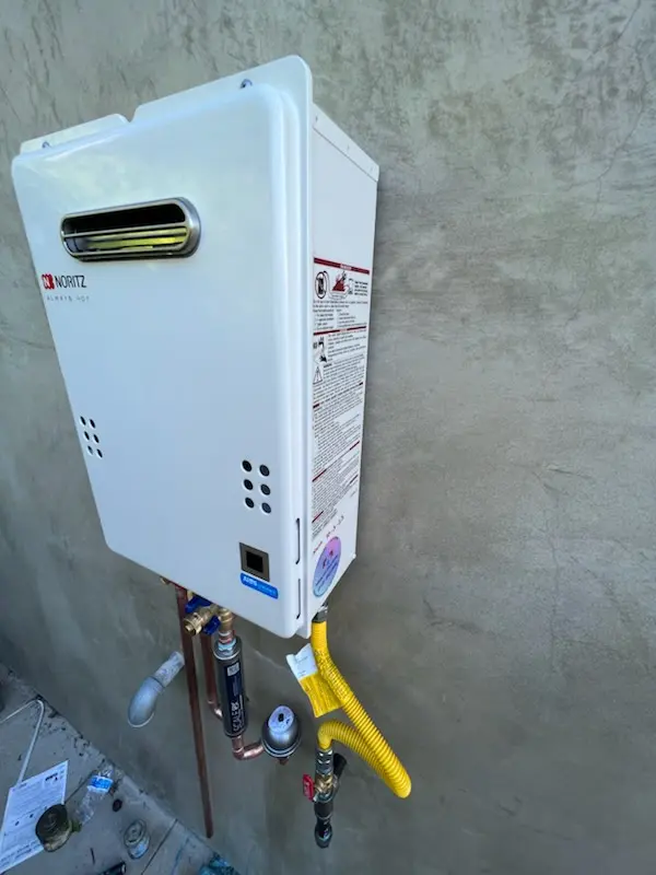 Tankless water heater installation for Lake St. George homes